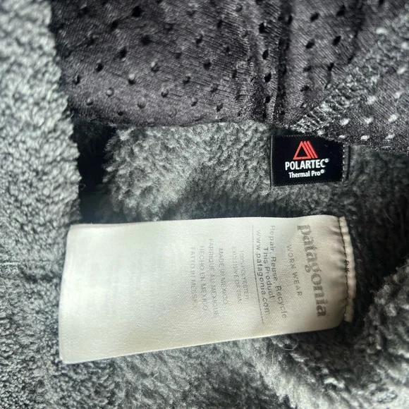 Patagonia Re-Tool Snap T Gray Fleece Pullover Small - Picture 5 of 7